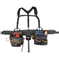 Ceinture &agrave; outils de luxe, Polyester, Noir Oxymax Inc