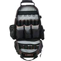 Arsenal<sup>®</sup> 5843 Tool Backpack, 13-1/2" L x 8-1/2" W, Black, Polyester TEQ972 | Oxymax Inc