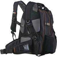 Arsenal<sup>®</sup> 5843 Tool Backpack, 13-1/2" L x 8-1/2" W, Black, Polyester TEQ972 | Oxymax Inc