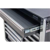 Industrial Tool Cart, 11 Drawers, 41" W x 18-3/4" D x 39-1/3" H, Black Oxymax Inc