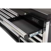 Industrial Tool Chest, 41" W, 10 Drawers, Black Oxymax Inc