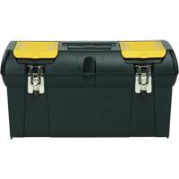 2000 Series Tool Box with Tray, 24" W x 11-1/4" D x 11" H, Black/Yellow Oxymax Inc