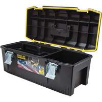 FatMax&reg; Structural Foam Tool Box, 28" W x 12-1/2" D x 11" H, Black/Yellow Oxymax Inc
