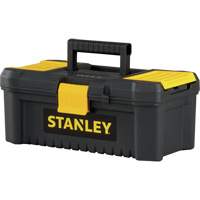 Essential&reg; Tool Box with Tray, 12-1/2" W x 7-3/8" D x 5-1/8" H, Black/Yellow Oxymax Inc