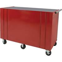 Chariot &agrave; outils industriel, 12 tiroirs, 56" la x 24-1/2" p x 38-1/8" h, Rouge Oxymax Inc