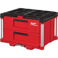 Packout 2-Drawer Tool Box, 16-1/3" x 14-1/3" x 22-1/5", Red Oxymax Inc