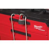 Packout 3-Drawer Tool Box, 16-1/3" x 14-1/3" x 22-1/5", Black/Red Oxymax Inc