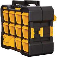 Organisateur Flip-Bin, 3-7/8" la x 17-3/4" p x 13-7/8" h, Noir/Jaune Oxymax Inc