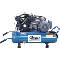 Contractor Series Air Compressors, Electric, 6.6 Gal. (8 US Gal), 125 PSI, 115/1 V Oxymax Inc