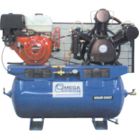 Compresseurs d'air s&eacute;rie industrielle - Compresseurs &agrave; moteur, 25 gal. (30 gal. US) Oxymax Inc