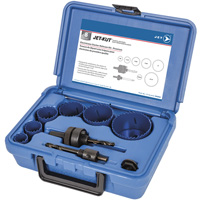 Coffret de scies-cloches haut de gamme pour &eacute;lectriciens, 8 morcea Oxymax Inc