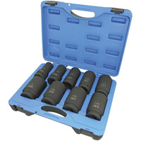 Jeu de douilles SAE &agrave; 6 pans PS901D, 9 Mcx, Chocs, Prise de 1", Profond Oxymax Inc