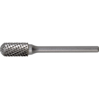 Solid Carbide Burrs - Cylinder Shape with Ball Nose, SC-42, 1/8" Dia., 9/16" Depth of Cut Oxymax Inc