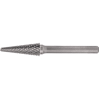 Solid Carbide Burrs - Taper Shape Radius End 14° Oxymax Inc