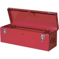 TB26 Steel Hand Tool Box, 8-3/4" D x 26" W x 9-3/8" H, Red Oxymax Inc