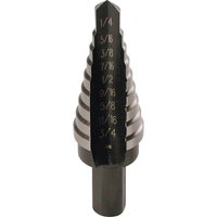 Step Drills, 1/16" Increments Oxymax Inc