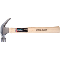 Hickory Handle Hammer, 16 oz., Wood Handle, 13" L Oxymax Inc