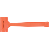 Dead Blow Hammer, 24 oz., Textured Grip, 12-3/4" L Oxymax Inc