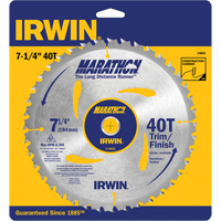 Contractor Saw Blades - Marathon&reg; Saw Blades, 7-1/4", 40 Teeth, Wood Use Oxymax Inc