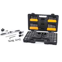 SAE/Metric Ratcheting Tap & Die Set, 77 Pieces Oxymax Inc