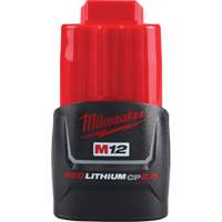 M12 Redlithium 2.0 Battery, Lithium-Ion, 12 V, 2 A Oxymax Inc