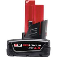 Bloc-piles M12 Redlithium 4.0, Lithium-ion, 12 V, 4 A Oxymax Inc