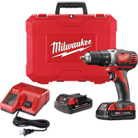 M18 Compact Drill/Driver Kit, Lithium-Ion, 18 V, 1/2" Chuck, 500 in-lbs Torque Oxymax Inc