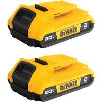 Max* Compact Batteries, Lithium-Ion, 20 V, 2 A Oxymax Inc