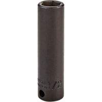 Socket, Impact, 1/2", 3/8" Drive, 6 Points, Deep Oxymax Inc