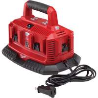 M18 Six Pack Sequential Charger, 18 V, Lithium-Ion Oxymax Inc