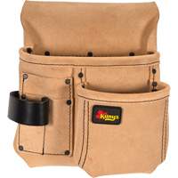 Half Carpenter Apron, Multiple Tool Holder, Leather, 4 Pockets Oxymax Inc