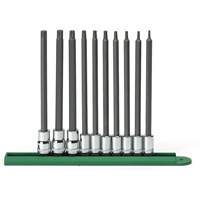 Jeu de douilles longues, Torx, Prise 1/4"/3/8", 10 mrcx Oxymax Inc