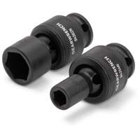 Jeu de 15 douilles m&eacute;triques flexibles universelles &agrave; chocs 3/8" &agrave; 6 pans Oxymax Inc