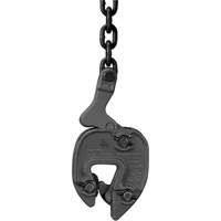GX Plate Clamp with Chain Connector, 1000 lbs. (0.5 tons), 1/16" - 5/16" Jaw Opening TQB418 | Oxymax Inc
