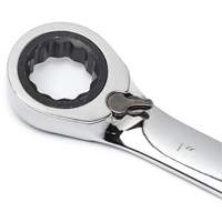 Jeu de cl&eacute;s &agrave; cliquets r&eacute;versibles SAE &agrave; 12 pans et 72 dents avec pochette &agrave; outils enroulable, Combinaison, 7 morceaux, Imp&eacute;rial Oxymax Inc