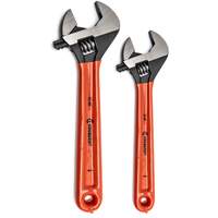 Black Oxide Wrench Set with Cushion Grips, Adjustable, 2 Pieces, Imperial and Metric Oxymax Inc