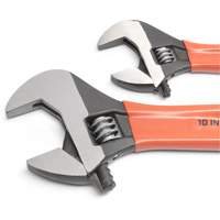 Black Oxide Wrench Set with Cushion Grips, Adjustable, 2 Pieces, Imperial and Metric Oxymax Inc