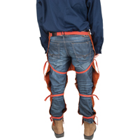 Leather Split Leg Apron & Chaps, 40" L, Lava Brown Oxymax Inc