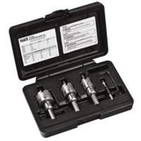 Carbide Hole Cutter Set with Heavy-Duty Carry Case, 4 Pieces Oxymax Inc