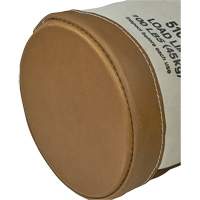 Leather-Bottom Bucket, 17" H, Canvas, White Oxymax Inc