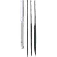 Needle File Set with Handle, 4 Pcs Oxymax Inc