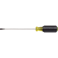 Tournevis d'&eacute;b&eacute;niste pointe plate, Tige de 3/16", Ronde, 9-3/4" lo, Prise en Coussin&eacute;e Oxymax Inc