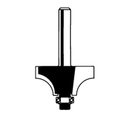 Router Bit - Beading Bit, 5/8" Dia., 1/4" Shank Oxymax Inc