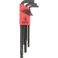 Balldrive L-Style Hex Key Set, 9 Pcs., Metric Oxymax Inc