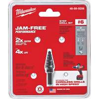 Foret &eacute;tag&eacute; no 6, 3/8" - 1/2", Incr&eacute;ments de 1/16", Acier rapide Oxymax Inc