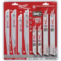 Jeu de lames de d&eacute;molition et &agrave; trait de scie &eacute;troit Sawzall Oxymax Inc