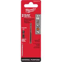 Foret s&eacute;rie courte Thunderbolt, Acier rapide, 1/16", 1-7/8" lo, 7/8" Cannelure, 135° Angle Oxymax Inc