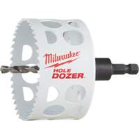 Hole Dozer Hole Saw with Arbor, 3", 1-5/8" Depth of Cut, Bi-Metal Oxymax Inc