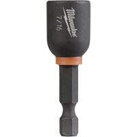 Shockwave Impact Duty Nut Driver, 1/4" Tip, 7/16" Drive, 1-7/8" L, Magnetic Oxymax Inc