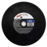 Meules &agrave; tronçonner d'usage g&eacute;n&eacute;ral, 14" x 3/32", Arbre de 1", Type 1, Oxyde d'aluminium, 4365 Tr/min Oxymax Inc